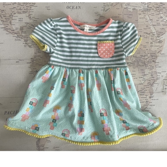 Matilda Jane Hopscotch Dress Size 2 - Picture 1 of 4
